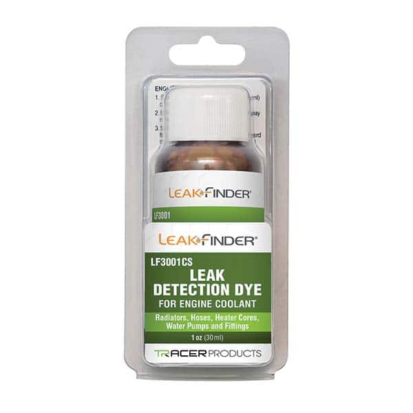 Leak Finder - Automotive Leak Detection Dyes Applications: Coolant Container Size: 1 oz. - Strong Tooling