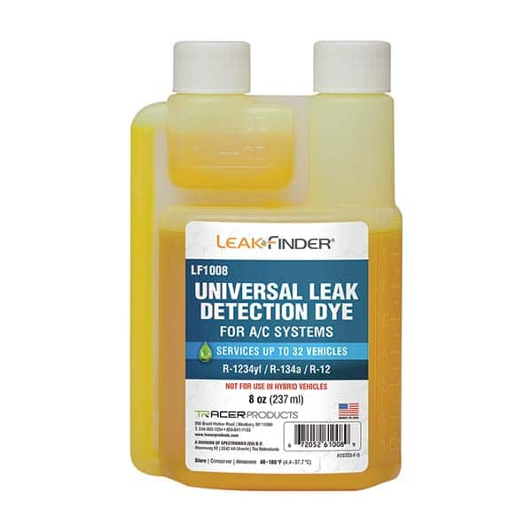 Leak Finder - Automotive Leak Detection Dyes Applications: Refrigeration Container Size: 8 oz. - Strong Tooling