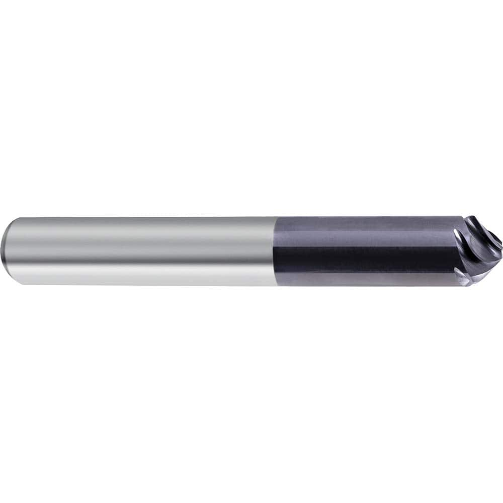 Chamfer Mill: 0.3125″ Dia, 5 Flutes, Solid Carbide 2-1/2″ OAL, 5/16″ Shank Dia, Nano-A Coated