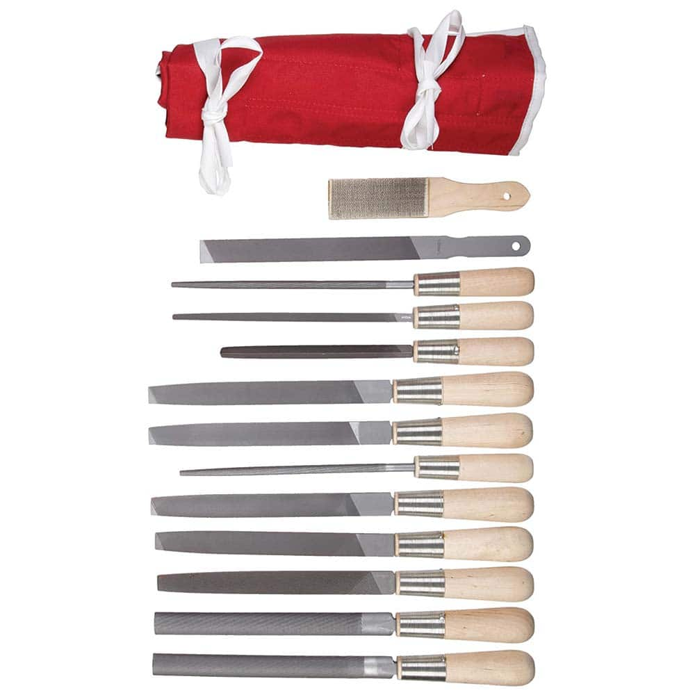 Simonds File - File Sets File Set Type: American File Types Included: Flat; Half Round; Round; Square; Knife - Strong Tooling