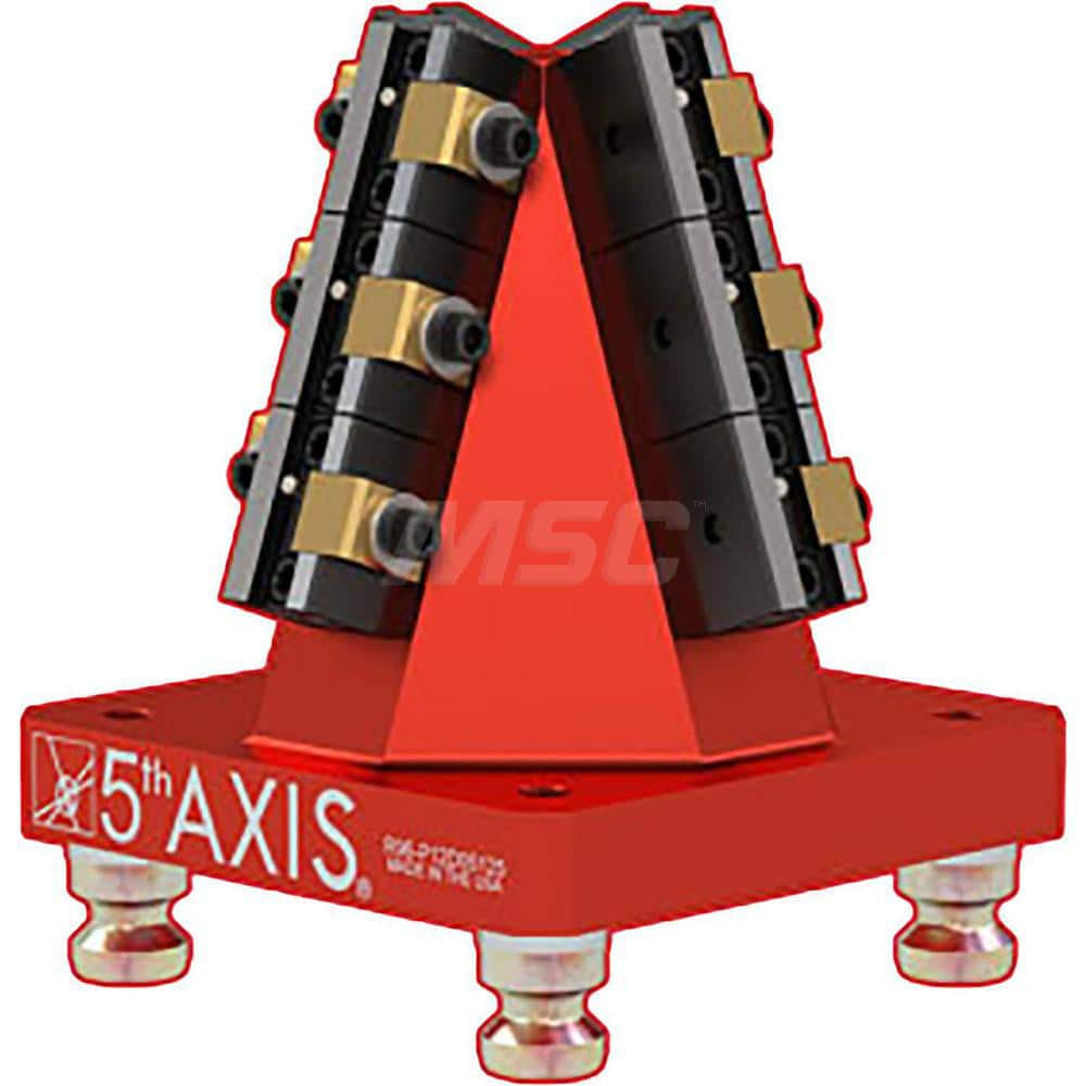 CNC Quick-Change Clamping Modules; Actuation Type: Manual; Mounting Hole Location: Bottom; Overall Length: 4.95; Width/Diameter (mm): 5; Length (Inch): 4.95; Length (Decimal Inch): 4.95; Overall Width: 5