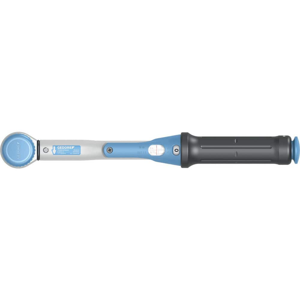 Adjustable Torque Wrench: 0.25″ Square Drive, Newton Meter 5 to 25 Nm