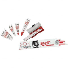 Milwaukee Tool - Reciprocating Saw Blade Sets Blade Material: Bi-Metal Minimum Blade Length (Inch): 6 - Strong Tooling