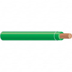 Southwire - Building Wire; Conductor Type: THHN ; Core Type: Stranded ; Wire Size (AWG): 10 ; Amperage: 30 ; Jacket Material: PVC ; Jacket Color: Green - Exact Industrial Supply