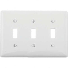 Hubbell Wiring Device-Kellems - Wall Plates Wall Plate Type: Switch Plates Color: White - Strong Tooling