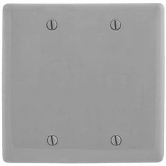 Hubbell Wiring Device-Kellems - Wall Plates Wall Plate Type: Blank Wall Plate Color: Gray - Strong Tooling