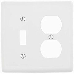 Hubbell Wiring Device-Kellems - Wall Plates Wall Plate Type: Combination Wall Plates Color: White - Strong Tooling