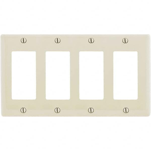 Hubbell Wiring Device-Kellems - Wall Plates Wall Plate Type: Outlet Wall Plates Color: Light Almond - Strong Tooling