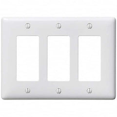 Hubbell Wiring Device-Kellems - Wall Plates Wall Plate Type: Outlet Wall Plates Color: White - Strong Tooling