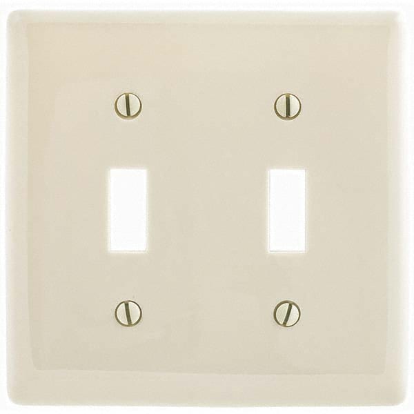 Hubbell Wiring Device-Kellems - Wall Plates Wall Plate Type: Switch Plates Color: Light Almond - Strong Tooling