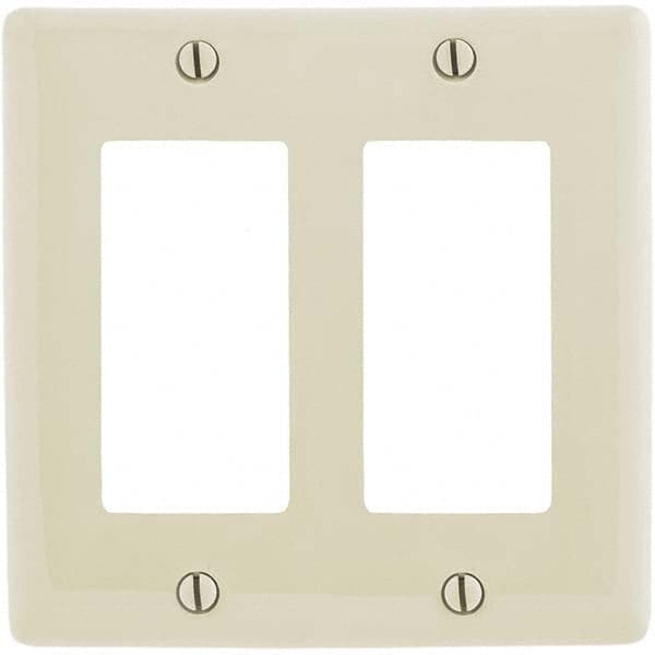 Hubbell Wiring Device-Kellems - Wall Plates Wall Plate Type: Outlet Wall Plates Color: Light Almond - Strong Tooling