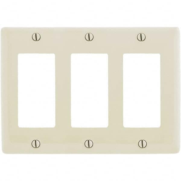 Hubbell Wiring Device-Kellems - Wall Plates Wall Plate Type: Outlet Wall Plates Color: Light Almond - Strong Tooling