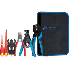 Jonard Tools - Crimpers Type: Solar Panel Crimping Tool Kit Capacity: 14, 12, or 10 AWG - Strong Tooling