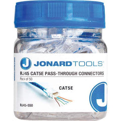 Jonard Tools - Cable Tools & Kits Tool Type: Pass-Through Connectors Number of Pieces: 50.000 - Strong Tooling