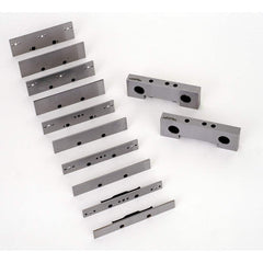 TE-CO - Vise Jaw Sets; Jaw Width (mm): 152.4 ; Jaw Width (Inch): 6 ; Jaw Width (Decimal Inch): 6 ; Set Type: Component Kit ; Material: Steel ; Vise Compatibility: 6" Vises - Exact Industrial Supply