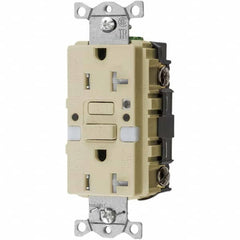 Hubbell Wiring Device-Kellems - GFCI Receptacles Grade: Commercial Color: Ivory - Strong Tooling