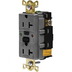 Hubbell Wiring Device-Kellems - GFCI Receptacles Grade: Industrial Color: Gray - Strong Tooling