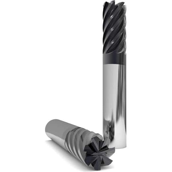 GWS - 1" Diam 7 Flute Solid Carbide 0.381mm Corner Radius End Mill - Strong Tooling