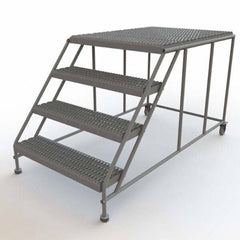 TRI-ARC - Rolling & Wall Mounted Ladders & Platforms Type: Rolling Work Platform Style: Steel Work Platform - Strong Tooling