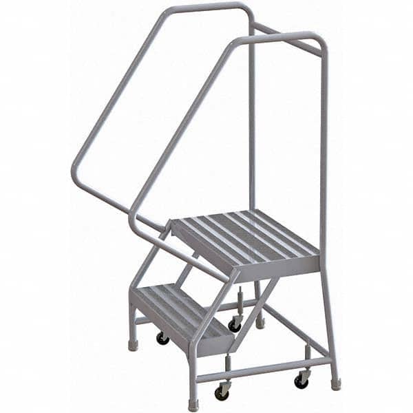 TRI-ARC - Rolling & Wall Mounted Ladders & Platforms Type: Rolling Warehouse Ladder Style: Rolling Safety Ladder - Strong Tooling