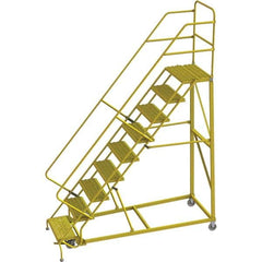 TRI-ARC - Rolling & Wall Mounted Ladders & Platforms Type: Stairway Slope Ladder Style: Forward Descent 50 Degree Incline - Strong Tooling