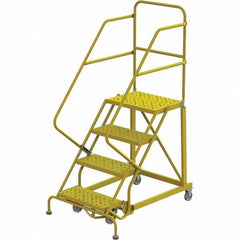 TRI-ARC - Rolling & Wall Mounted Ladders & Platforms Type: Stairway Slope Ladder Style: Forward Descent 50 Degree Incline - Strong Tooling