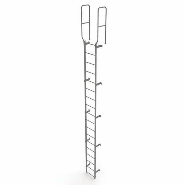 TRI-ARC - Rolling & Wall Mounted Ladders & Platforms Type: Fixed Ladder Style: Safety Cage - Strong Tooling