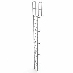 TRI-ARC - Rolling & Wall Mounted Ladders & Platforms Type: Fixed Ladder Style: Safety Cage - Strong Tooling