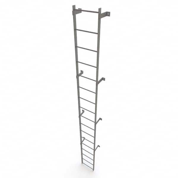 TRI-ARC - Rolling & Wall Mounted Ladders & Platforms Type: Fixed Ladder Style: Safety Cage - Strong Tooling