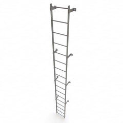 TRI-ARC - Rolling & Wall Mounted Ladders & Platforms Type: Fixed Ladder Style: Safety Cage - Strong Tooling