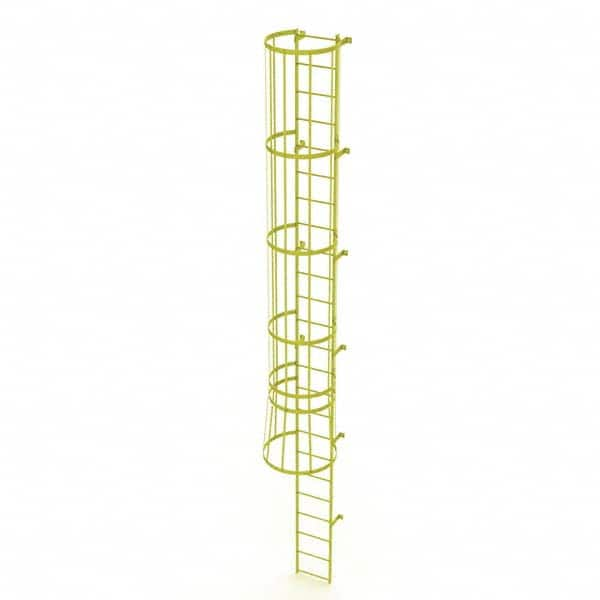 TRI-ARC - Rolling & Wall Mounted Ladders & Platforms Type: Fixed Ladder Style: Safety Cage - Strong Tooling