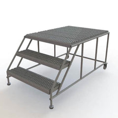 TRI-ARC - Rolling & Wall Mounted Ladders & Platforms Type: Rolling Work Platform Style: Steel Work Platform - Strong Tooling