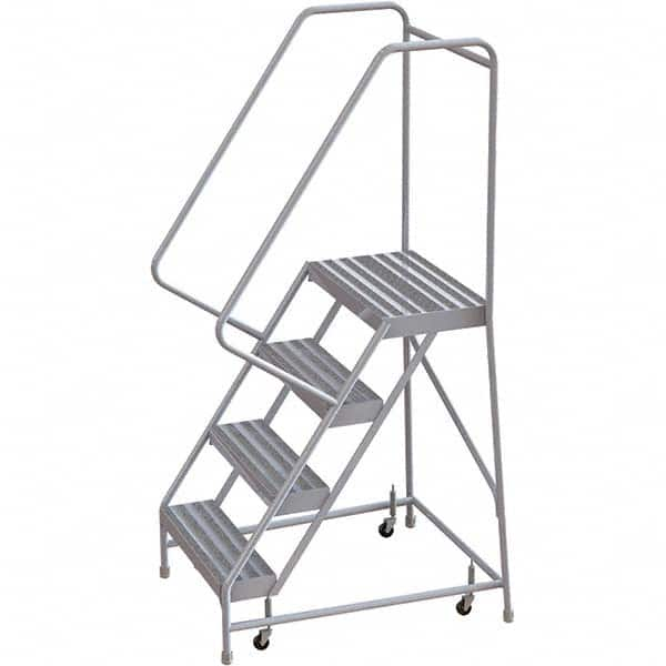 TRI-ARC - Rolling & Wall Mounted Ladders & Platforms Type: Rolling Warehouse Ladder Style: Rolling Safety Ladder - Strong Tooling