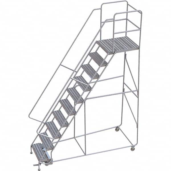 TRI-ARC - Rolling & Wall Mounted Ladders & Platforms Type: Rolling Warehouse Ladder Style: Rolling Safety Ladder - Strong Tooling