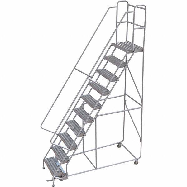 TRI-ARC - Rolling & Wall Mounted Ladders & Platforms Type: Rolling Warehouse Ladder Style: Rolling Safety Ladder - Strong Tooling