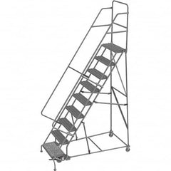 TRI-ARC - Rolling & Wall Mounted Ladders & Platforms Type: Rolling Warehouse Ladder Style: Rolling Platform Ladder - Strong Tooling