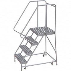 TRI-ARC - Rolling & Wall Mounted Ladders & Platforms Type: Rolling Warehouse Ladder Style: Rolling Safety Ladder - Strong Tooling