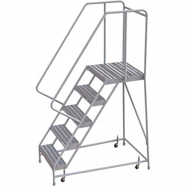 TRI-ARC - Rolling & Wall Mounted Ladders & Platforms Type: Rolling Warehouse Ladder Style: Rolling Safety Ladder - Strong Tooling