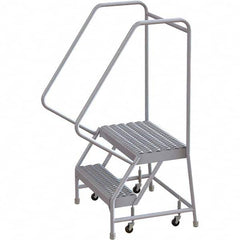 TRI-ARC - Rolling & Wall Mounted Ladders & Platforms Type: Rolling Warehouse Ladder Style: Rolling Safety Ladder - Strong Tooling