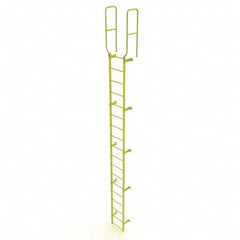 TRI-ARC - Rolling & Wall Mounted Ladders & Platforms Type: Fixed Ladder Style: Safety Cage - Strong Tooling