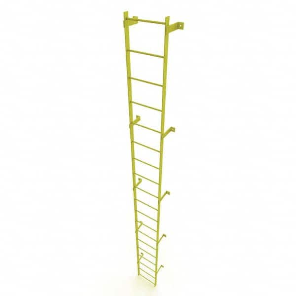 TRI-ARC - Rolling & Wall Mounted Ladders & Platforms Type: Fixed Ladder Style: Safety Cage - Strong Tooling