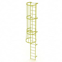 TRI-ARC - Rolling & Wall Mounted Ladders & Platforms Type: Fixed Ladder Style: Safety Cage - Strong Tooling