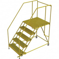 TRI-ARC - Rolling & Wall Mounted Ladders & Platforms Type: Rolling Work Platform Style: Steel Work Platform - Strong Tooling