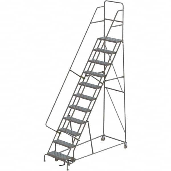 TRI-ARC - Rolling & Wall Mounted Ladders & Platforms Type: Rolling Warehouse Ladder Style: Rolling Platform Ladder - Strong Tooling