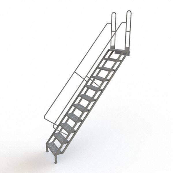 TRI-ARC - Rolling & Wall Mounted Ladders & Platforms Type: Stairway Slope Ladder Style: Stair Unit - Strong Tooling