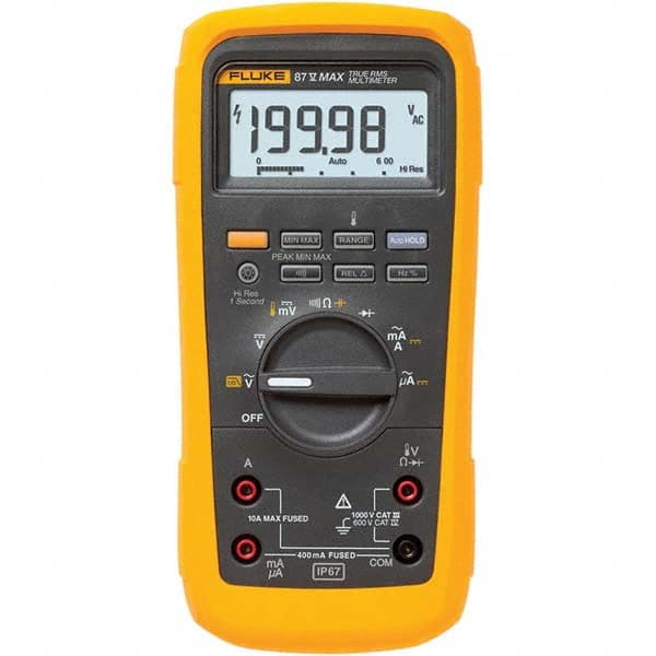 Fluke - Multimeters Multimeter Type: Digital Measures: Capacitance; Current; Frequency; Resistance; Temperature; Voltage - Strong Tooling