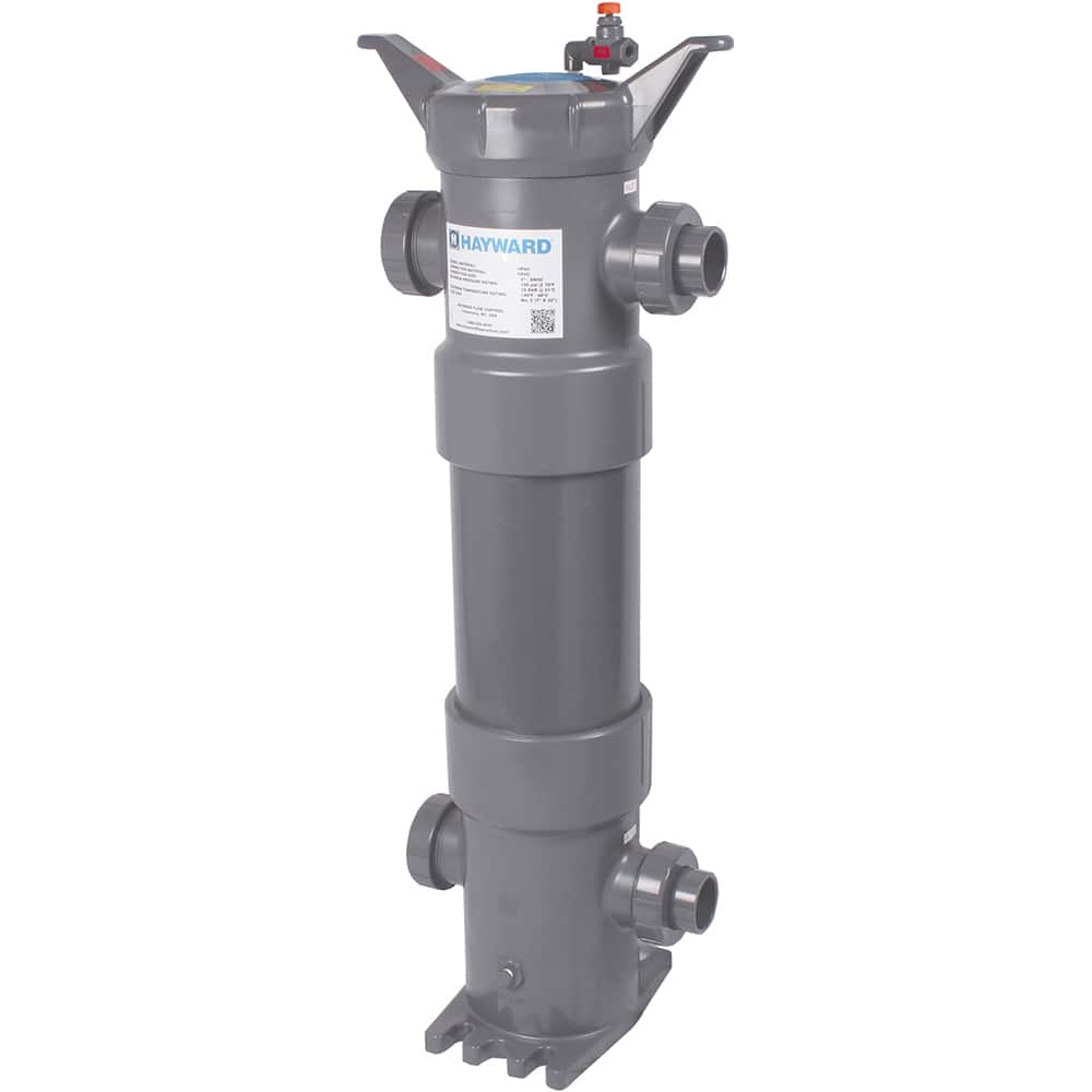 Hayward - Bag Filter Housings; Bag Size (#): 1 ; Length (Decimal Inch): 16.0000 ; Pipe Size: 1-1/2 (Inch); End Connections: Socket; Threaded ; Maximum Flow Rate (GPM): 100 ; Maximum Working Pressure (psi): 150.000 - Exact Industrial Supply