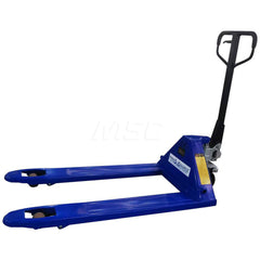 Power Pallet Truck: 7,700 lb Capacity, 27″ OAW, 27″ Forks 3″ Min Lift Height, 48″ Fork Length x 27″ Fork Width, 27″ Overall Width