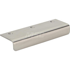 Edge Pulls; Width (Inch): 4-23/32; Depth (Inch): 1-1/2; Thickness (mm): 2.5; Hole Diameter: 3.5000; Distance Between Centers Width: 45.0000; Material Grade: 304; Finish/Coating: Satin; Material: Stainless Steel; Material: Stainless Steel