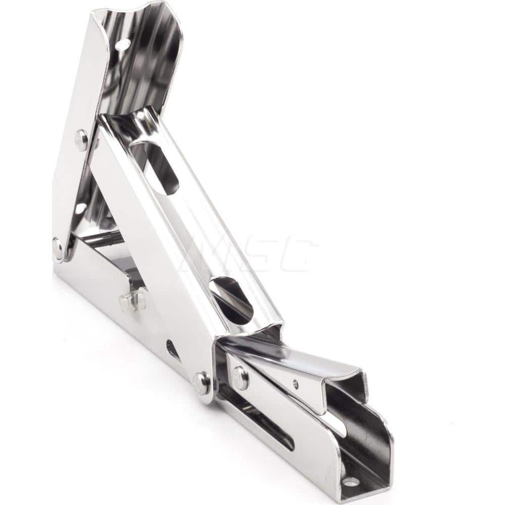 Brackets; Type: Folding Bracket; Length (mm): 199.50; Width (mm): 29.00; Height (mm): 116.0000; Load Capacity (Lb.): 198.000; Finish/Coating: Electro Polished; Minimum Order Quantity: 304 Stainless Steel; Material: 304 Stainless Steel